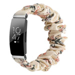 Cinturino per orologio xDfind in poliestere elastico a forma di ghirlanda per Fitbit Inspire, S, L