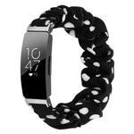Cinturino per orologio xDfind in poliestere elastico a forma di ghirlanda per Fitbit Inspire, S, L