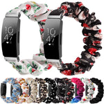 Cinturino per orologio xDfind in poliestere elastico a forma di ghirlanda per Fitbit Inspire, S, L