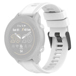 Cinturino per orologio in silicone tinta unita con fibbia nera xDfind, For Garmin Forerunner 955