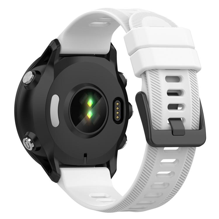 Cinturino per orologio in silicone tinta unita con fibbia nera xDfind, For Garmin Forerunner 955