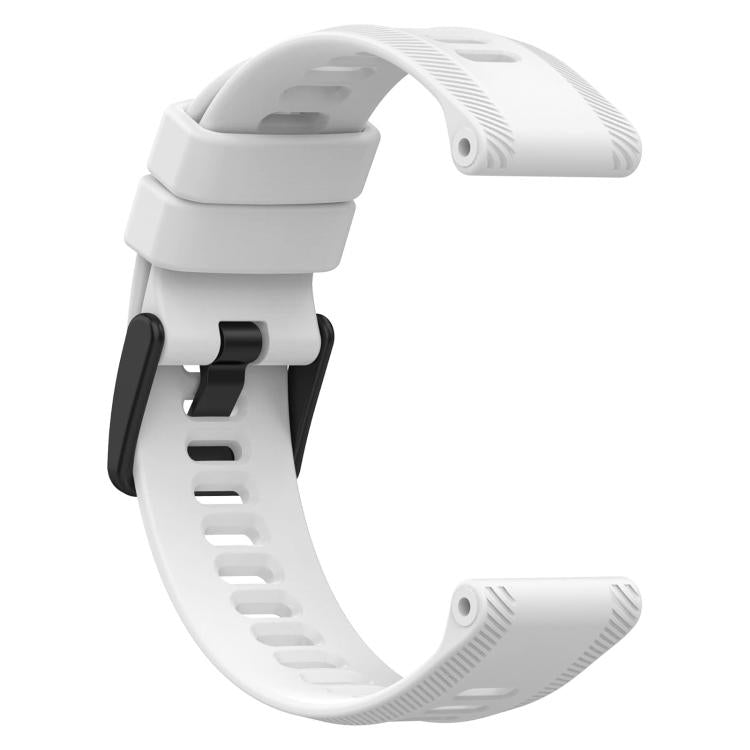 Cinturino per orologio in silicone tinta unita con fibbia nera xDfind, For Garmin Forerunner 955