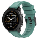 Cinturino per orologio in silicone tinta unita con fibbia nera xDfind, For Garmin Forerunner 955