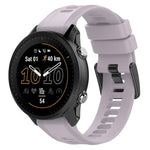 Cinturino per orologio in silicone tinta unita con fibbia nera xDfind, For Garmin Forerunner 955