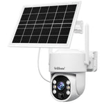 Sistema di videosorveglianza wireless SriHome DH005 da 4 MP 2K a basso consumo energetico con pannello solare, DH005