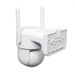 Sistema di videosorveglianza wireless SriHome DH005 da 4 MP 2K a basso consumo energetico con pannello solare, DH005