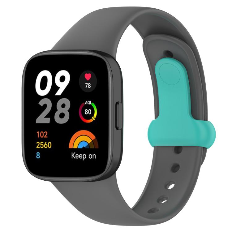 Cinturino per orologio in silicone con fibbia a T xDfind, For Xiaomi Redmi Watch 3
