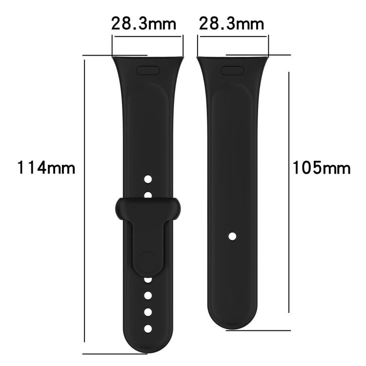Cinturino per orologio in silicone con fibbia a T xDfind, For Xiaomi Redmi Watch 3