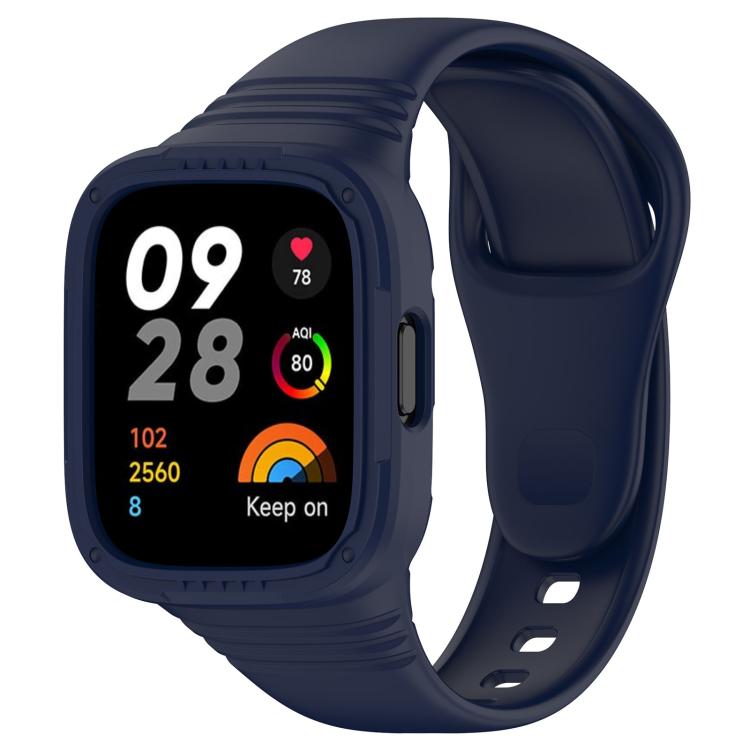 Cinturino per orologio xDfind in silicone integrato a tinta unita, For Xiaomi Redmi Watch 3