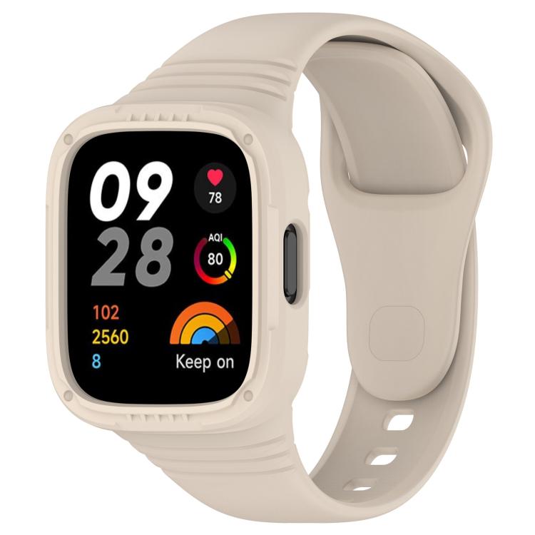 Cinturino per orologio xDfind in silicone integrato a tinta unita, For Xiaomi Redmi Watch 3