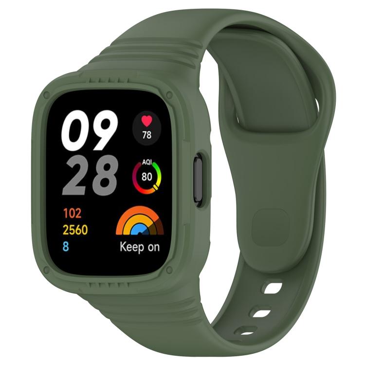 Cinturino per orologio xDfind in silicone integrato a tinta unita, For Xiaomi Redmi Watch 3