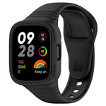 Cinturino per orologio xDfind in silicone integrato a tinta unita, For Xiaomi Redmi Watch 3