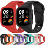 Cinturino per orologio xDfind in silicone integrato a tinta unita, For Xiaomi Redmi Watch 3