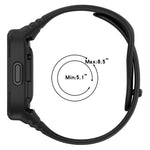 Cinturino per orologio xDfind in silicone integrato a tinta unita, For Xiaomi Redmi Watch 3