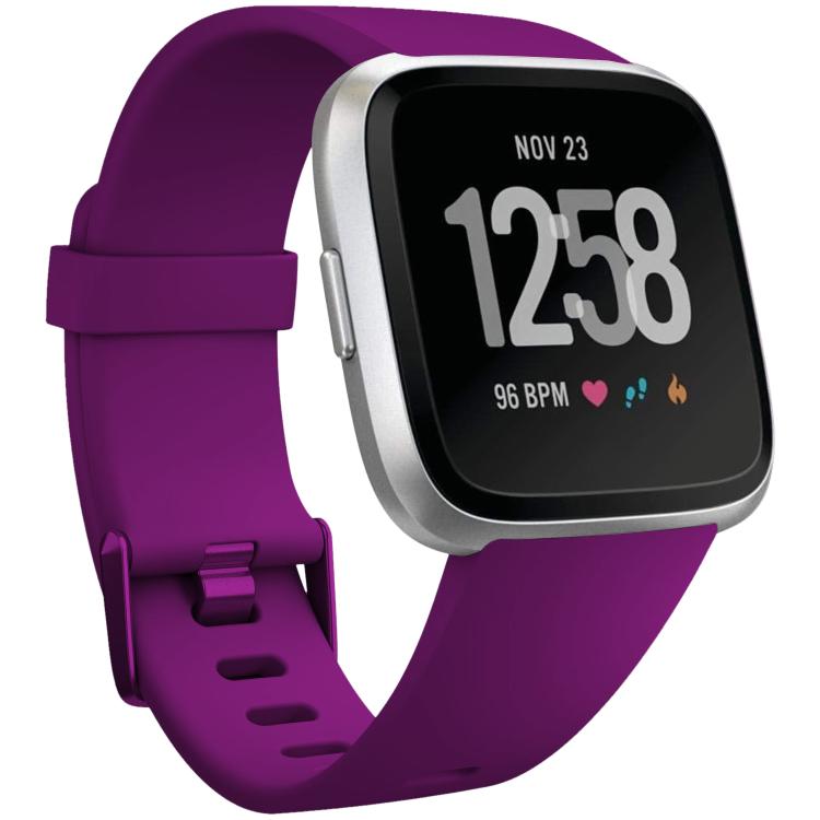 Cinturino per orologio xDfind in silicone tinta unita per Fitbit Versa 2, L