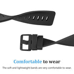 Cinturino per orologio xDfind in silicone tinta unita per Fitbit Versa 2, S