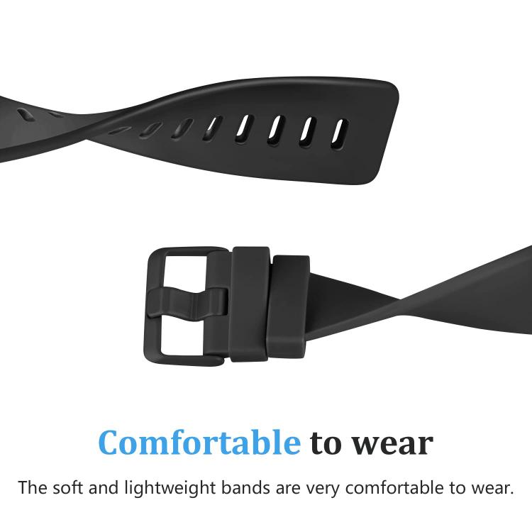 Cinturino per orologio xDfind in silicone tinta unita per Fitbit Versa 2, S
