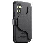 Portafoglio in pelle con cerniera, protezione antifurto MagSafe RFID in tessuto twill, custodia per telefono con cerniera., For Galaxy A25 5G, For Galaxy A04e / M04 / F04, For Galaxy A14 4G / 5G, For Galaxy A24 5G