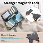 Portafoglio in pelle con cerniera, protezione antifurto MagSafe RFID in tessuto twill, custodia per telefono con cerniera., For Galaxy A56 5G, For Galaxy A26 5G, For Galaxy A16 4G / 5G, For Galaxy A06 4G