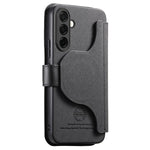 Portafoglio in pelle con cerniera, protezione antifurto MagSafe RFID in tessuto twill, custodia per telefono con cerniera., For Galaxy A57 5G, For Galaxy A37 5G / A36 5G, For Galaxy A17 4G / 5G, For Galaxy A07 4G / 5G