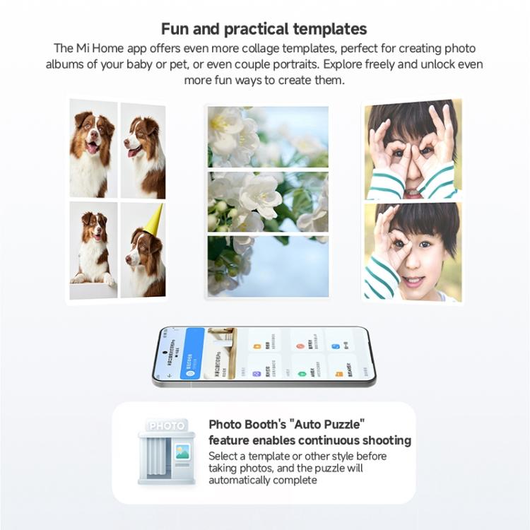 Stampante fotografica tascabile originale Xiaomi Mijia Pro, Xiaomi Mijia Pocket Photo Printer Pro