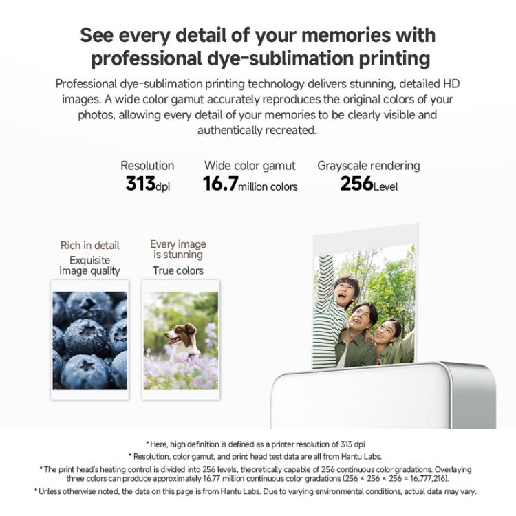 50 fogli di carta fotografica originale Xiaomi Mijia Pocket per la stampa, Xiaomi Mijia Pocket Printing Photo Paper