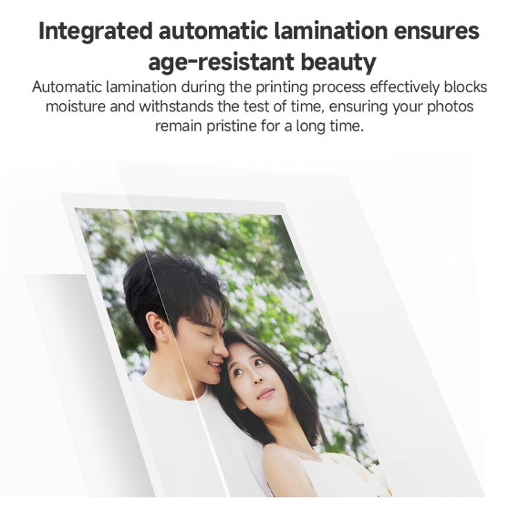 50 fogli di carta fotografica originale Xiaomi Mijia Pocket per la stampa, Xiaomi Mijia Pocket Printing Photo Paper