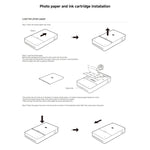 50 fogli di carta fotografica originale Xiaomi Mijia Pocket per la stampa, Xiaomi Mijia Pocket Printing Photo Paper