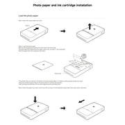 50 fogli di carta fotografica originale Xiaomi Mijia Pocket per la stampa, Xiaomi Mijia Pocket Printing Photo Paper