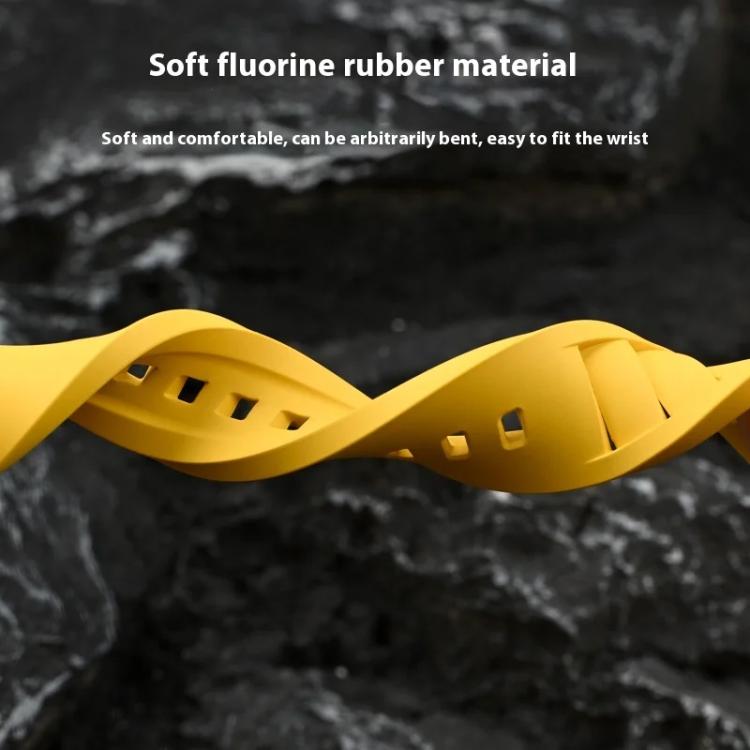 Cinturino per orologio in silicone con fibbia argentata a sgancio rapido xDfind, 20mm, 22mm