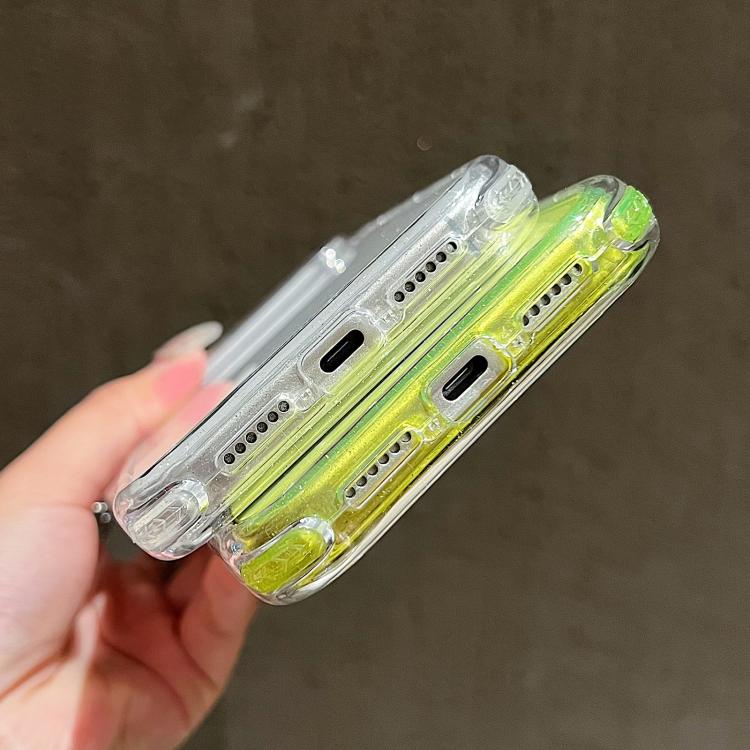 Custodia per telefono 3 in 1 in TPU + PC con glitter e polvere colorata, For iPhone 17 Pro Max, For iPhone 17 Pro