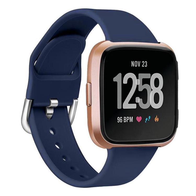 Cinturino in silicone tinta unita con fibbia inversa xDfind per Fitbit Versa 2 / Versa / Versa Lite, S, L