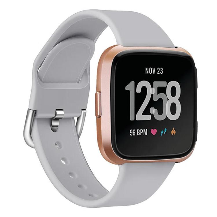 Cinturino in silicone tinta unita con fibbia inversa xDfind per Fitbit Versa 2 / Versa / Versa Lite, S, L
