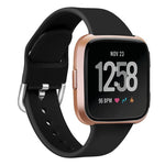 Cinturino in silicone tinta unita con fibbia inversa xDfind per Fitbit Versa 2 / Versa / Versa Lite, S, L