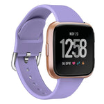 Cinturino in silicone tinta unita con fibbia inversa xDfind per Fitbit Versa 2 / Versa / Versa Lite, S, L