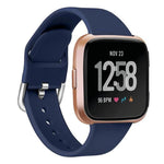 Cinturino in silicone tinta unita con fibbia inversa xDfind per Fitbit Versa 2 / Versa / Versa Lite, S, L