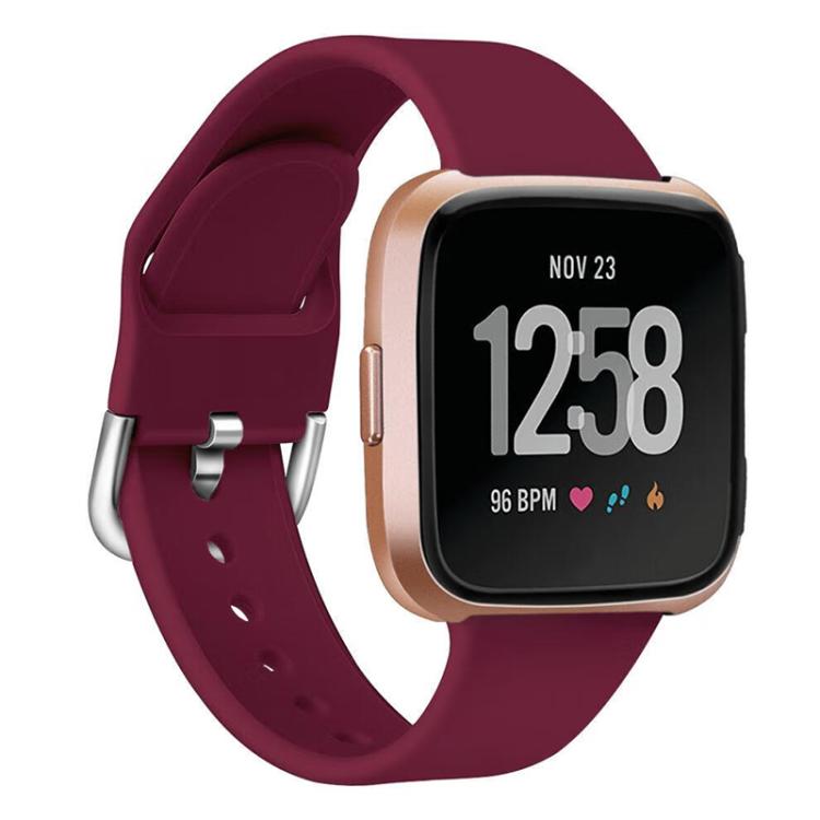 Cinturino in silicone tinta unita con fibbia inversa xDfind per Fitbit Versa 2 / Versa / Versa Lite, S, L