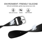 Cinturino in silicone tinta unita con fibbia inversa xDfind per Fitbit Versa 2 / Versa / Versa Lite, S, L