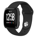 Cinturino in silicone tinta unita con fibbia a rivetto xDfind per Fitbit Versa 2 / Versa / Versa Lite, S