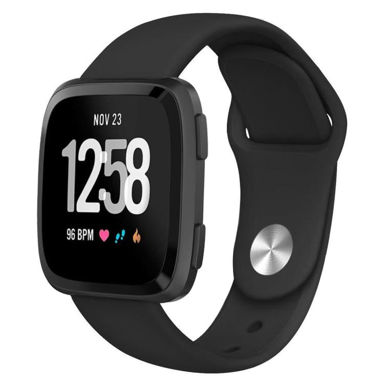Cinturino in silicone tinta unita con fibbia a rivetto xDfind per Fitbit Versa 2 / Versa / Versa Lite, S