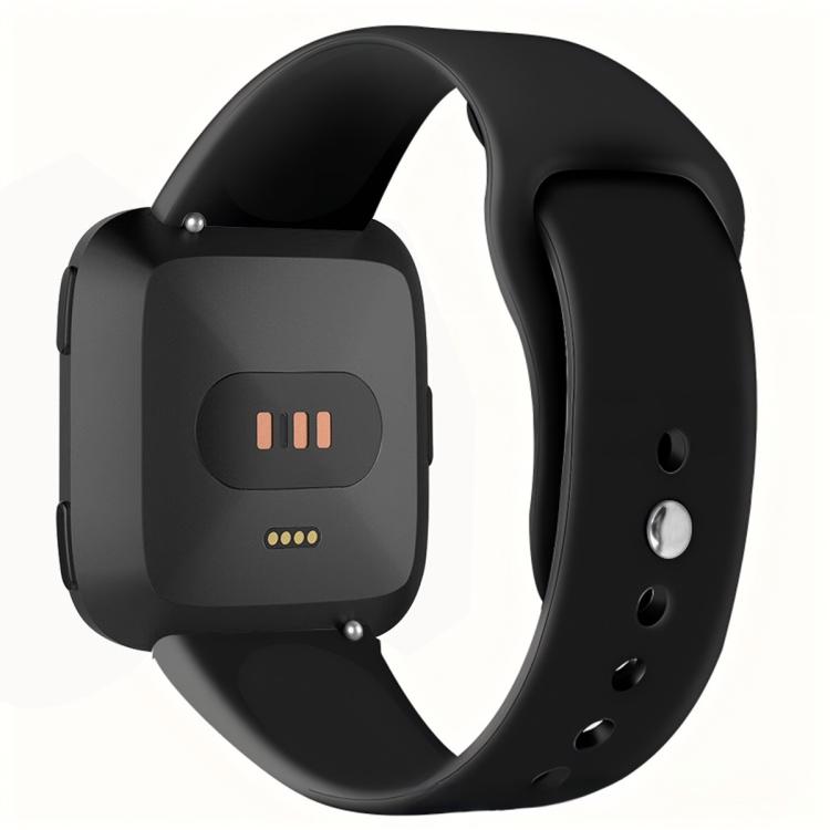 Cinturino in silicone tinta unita con fibbia a rivetto xDfind per Fitbit Versa 2 / Versa / Versa Lite, S