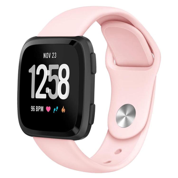 Cinturino in silicone tinta unita con fibbia a rivetto xDfind per Fitbit Versa 2 / Versa / Versa Lite, S