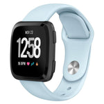 Cinturino in silicone tinta unita con fibbia a rivetto xDfind per Fitbit Versa 2 / Versa / Versa Lite, S
