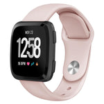 Cinturino in silicone tinta unita con fibbia a rivetto xDfind per Fitbit Versa 2 / Versa / Versa Lite, S