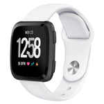 Cinturino in silicone tinta unita con fibbia a rivetto xDfind per Fitbit Versa 2 / Versa / Versa Lite, L