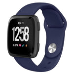 Cinturino in silicone tinta unita con fibbia a rivetto xDfind per Fitbit Versa 2 / Versa / Versa Lite, L