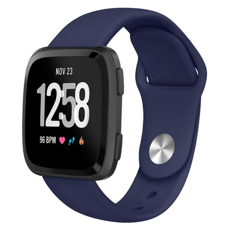 Cinturino in silicone tinta unita con fibbia a rivetto xDfind per Fitbit Versa 2 / Versa / Versa Lite, L