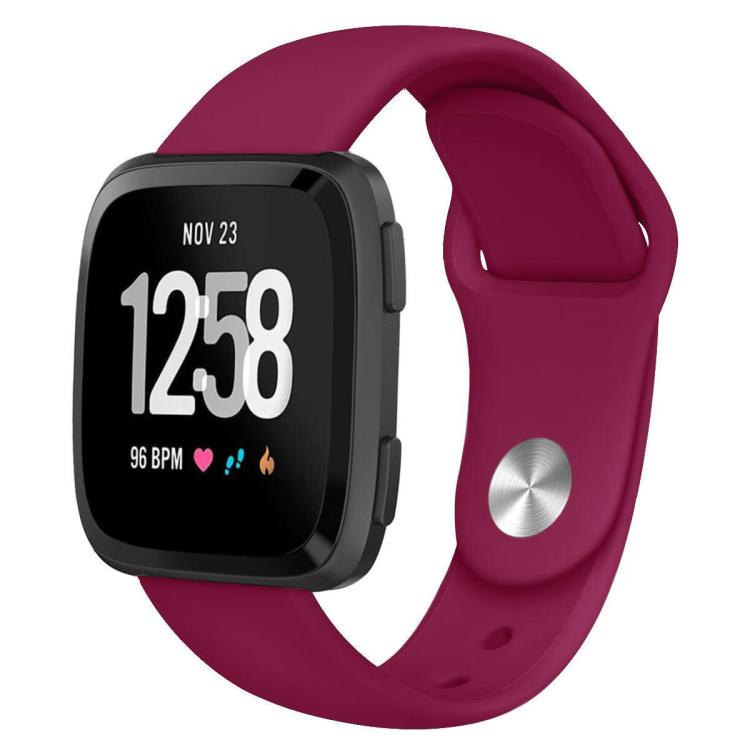 Cinturino in silicone tinta unita con fibbia a rivetto xDfind per Fitbit Versa 2 / Versa / Versa Lite, L