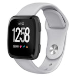 Cinturino in silicone tinta unita con fibbia a rivetto xDfind per Fitbit Versa 2 / Versa / Versa Lite, L