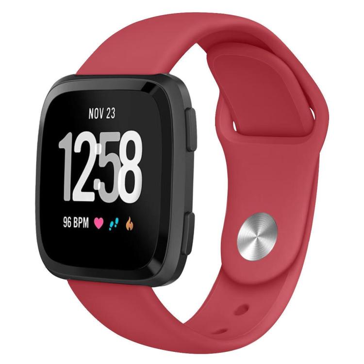 Cinturino in silicone tinta unita con fibbia a rivetto xDfind per Fitbit Versa 2 / Versa / Versa Lite, L